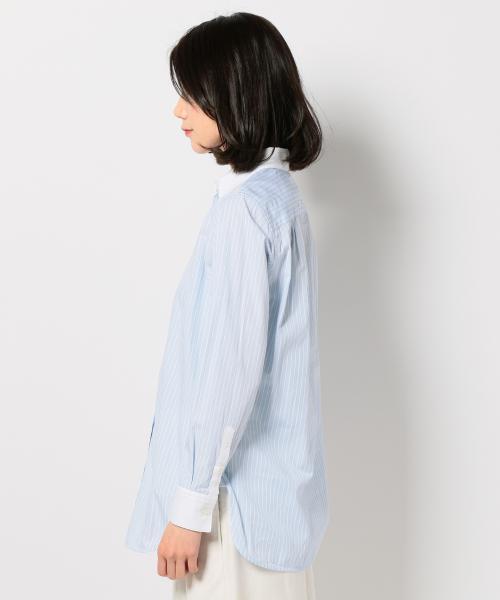 23区（ニジュウサンク）の「Cancliniシャーティング シャツ（シャツ/ブラウス・レディース・ホワイト系/スカイブルー系1/サックスブルー系1・44/46/48）」の8枚目の写真