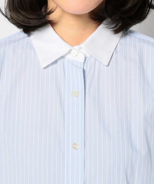 23区（ニジュウサンク）の「Cancliniシャーティング シャツ（シャツ/ブラウス・レディース・ホワイト系/スカイブルー系1/サックスブルー系1・44/46/48）」の10枚目の写真