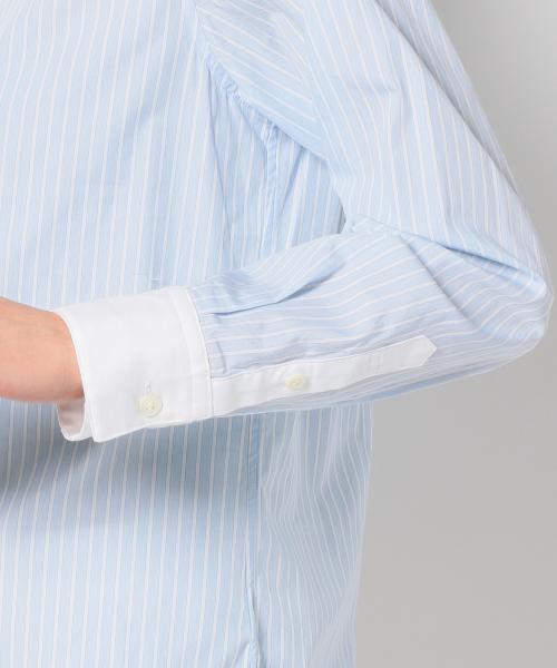23区（ニジュウサンク）の「Cancliniシャーティング シャツ（シャツ/ブラウス・レディース・ホワイト系/スカイブルー系1/サックスブルー系1・44/46/48）」の11枚目の写真
