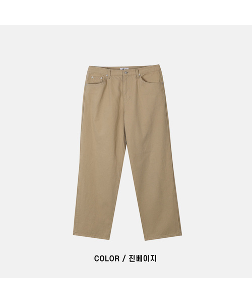 FORTYFOUR（フォーティフォー）の「[M] クリーンムードワイドパンツ（その他パンツ・メンズ・ベージュ/ホワイト/ネイビー/ライトブラウン/ブラック・SMALL/MEDIUM/LARGE）」の3枚目の写真