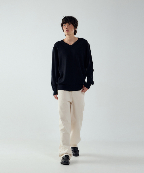 FORTYFOUR（フォーティフォー）の「[M] クリーンムードワイドパンツ（その他パンツ・メンズ・ベージュ/ホワイト/ネイビー/ライトブラウン/ブラック・SMALL/MEDIUM/LARGE）」の11枚目の写真
