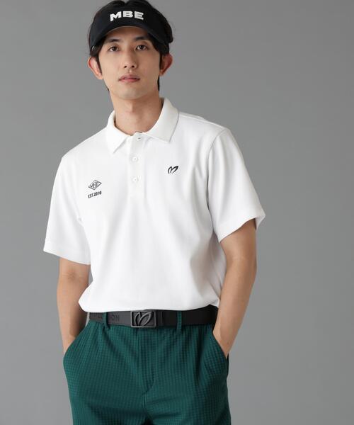 MASTER BUNNY EDITION】針抜きメッシュ半袖ポロシャツ (MENS