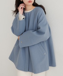 〈osono〉2WAYノーカラーコート