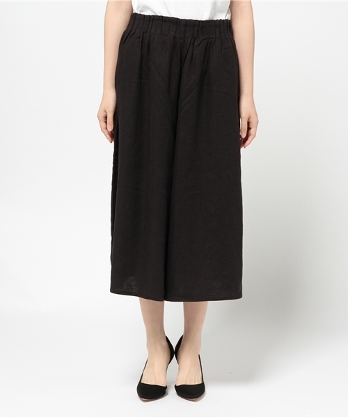 LBC(エルビーシー)の「SP リネンレーヨンスカウチョ (その他パンツ・レディース・ベージュ/ブラック/オリーブ・LARGE/MEDIUM)」の4枚目の写真