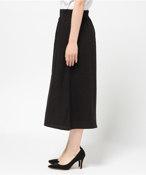 LBC(エルビーシー)の「SP リネンレーヨンスカウチョ (その他パンツ・レディース・ベージュ/ブラック/オリーブ・LARGE/MEDIUM)」の5枚目の写真