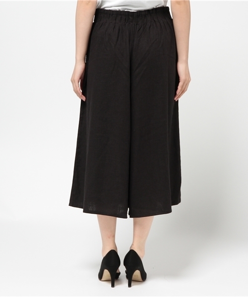 LBC(エルビーシー)の「SP リネンレーヨンスカウチョ (その他パンツ・レディース・ベージュ/ブラック/オリーブ・LARGE/MEDIUM)」の6枚目の写真