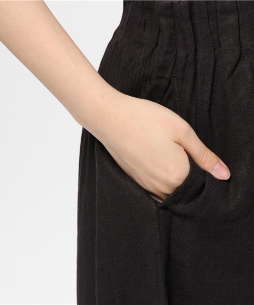 LBC(エルビーシー)の「SP リネンレーヨンスカウチョ (その他パンツ・レディース・ベージュ/ブラック/オリーブ・LARGE/MEDIUM)」の9枚目の写真