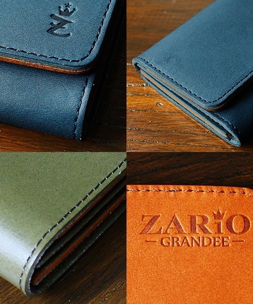 ZARIO-grandee-(ザリオ)の「栃木レザーバイカラー名刺入れ(名刺入れ・メンズ・ブラウン/グリーン/レッド/ネイビー/ブラック/ブルー系その他/キャメル/モカ・ONE SIZE)」の16枚目の写真