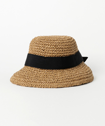 CABLOCAMURIE　 | CabloCamurie(カブロカムリエ) キッズ(KIDS) 麦わら帽子 キッズ(KIDS) AKU ハット ヌガー(リボン:ブラック)(ハット)