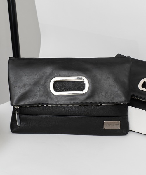CÉLINE 2wayクラッチバッグ ブラック/ホワイト 2WAYクラッチバッグ【冠婚葬祭/ビジネス/セレモニー/パーティー