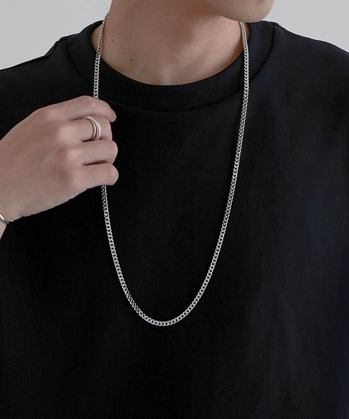 セール】チャームネックレス/ロングチェーンネックレス 真鍮 /MONO