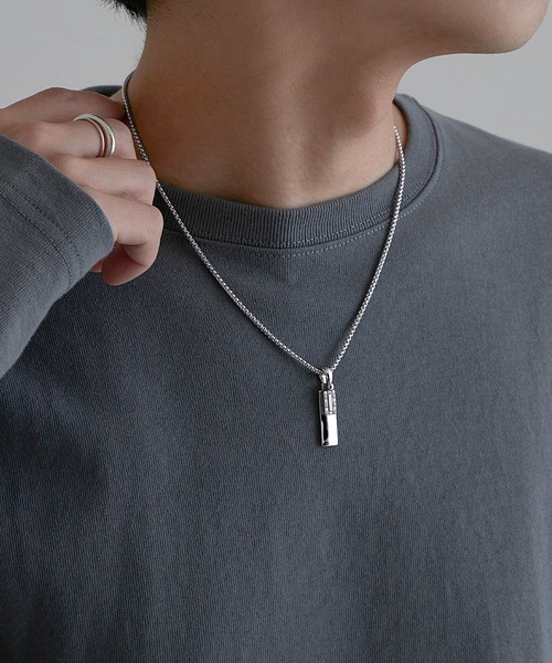 セール】チャームネックレス/ロングチェーンネックレス 真鍮 /MONO