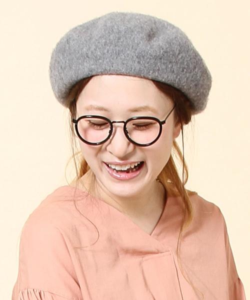 coen（コーエン）の「ウールベレー（ハンチング/ベレー帽・レディース・ブラック/グレー/ブラウン/ライトブラウン・FREE）」の3枚目の写真