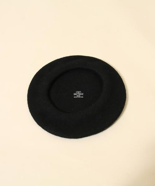 coen（コーエン）の「ウールベレー（ハンチング/ベレー帽・レディース・ブラック/グレー/ブラウン/ライトブラウン・FREE）」の6枚目の写真