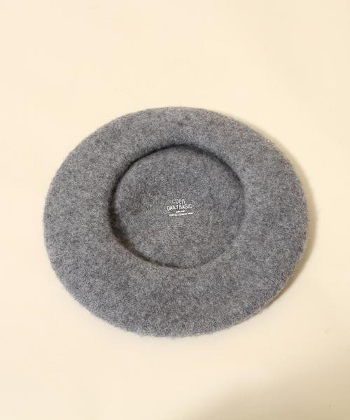 coen（コーエン）の「ウールベレー（ハンチング/ベレー帽・レディース・ブラック/グレー/ブラウン/ライトブラウン・FREE）」の11枚目の写真