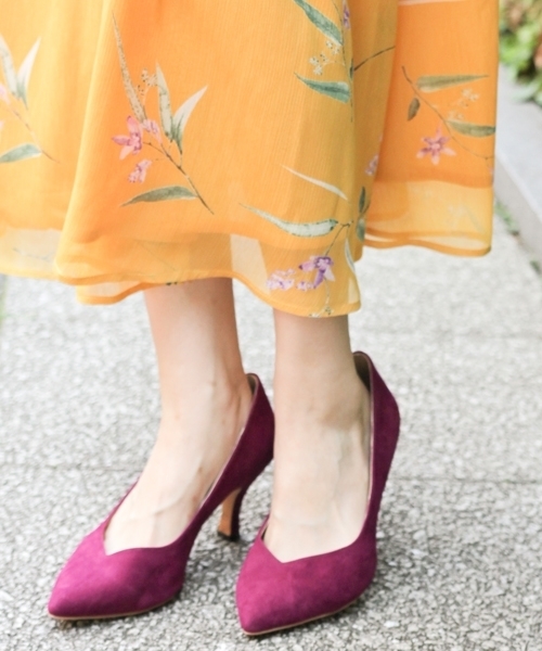 Andemiu（アンデミュウ）の「【カーキ・パープルWEB限定】Ｆ／ベーシックパンプス767945（パンプス・レディース・レッド/カーキ/ブラック/グレー/パープル・MEDIUM/LARGE/SMALL/X-LARGE）」の4枚目の写真