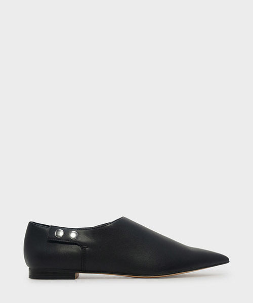 CHARLES & KEITH（チャールズ & キース）の「ポインテッドトゥフラット / POINTED TOE FLATS（バレエシューズ・レディース・ブラック/グレー・22.5cm/23cm/24.5cm/25cm/23.5cm）」の2枚目の写真