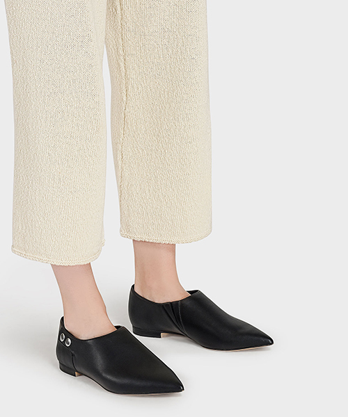 CHARLES & KEITH（チャールズ & キース）の「ポインテッドトゥフラット / POINTED TOE FLATS（バレエシューズ・レディース・ブラック/グレー・22.5cm/23cm/24.5cm/25cm/23.5cm）」の13枚目の写真