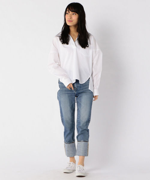 SHIPS（シップス）の「upper hights:THE ELENA（デニムパンツ・レディース・ブルー系その他・X-SMALL/SMALL）」の5枚目の写真