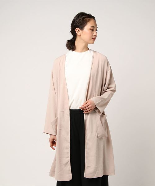 LBC（エルビーシー）の「テロンチライクカーディガン（カーディガン/ボレロ・レディース・ベージュ/オリーブ・MEDIUM/LARGE）」の3枚目の写真