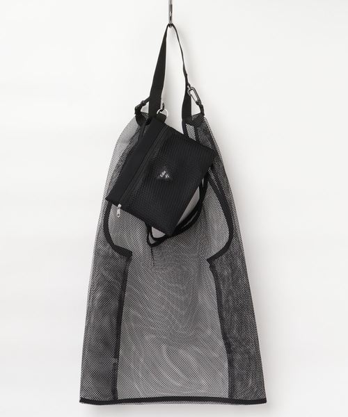 EDT（イーディーティー）の「EDT　Mesh shopper Max（エコバッグ/サブバッグ・レディース・ホワイト/ブルー/オレンジ/ブラック・FREE）」の3枚目の写真
