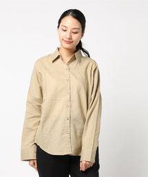 オーガニックコットンリネンビッグシルエットシャツ