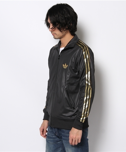 希少10s Adidas firebird black アディダスオリジナルス adidas ALL BLACKS FIREBIRD TRACK TOP BLACK （アディダス