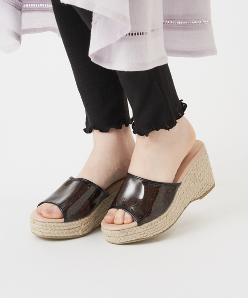 OLIVE des OLIVE（オリーブデオリーブ）の「パターンメッシュカットパンツ（その他パンツ・レディース・ブラック/ライトグレー・FREE）」の11枚目の写真