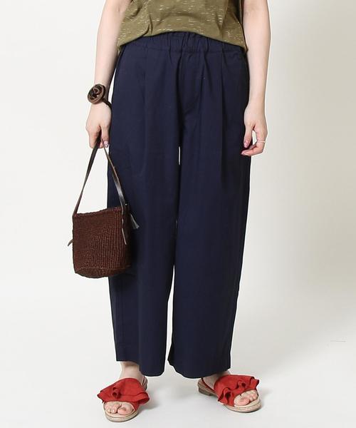 coen（コーエン）の「イージーチノワイドパンツ（その他パンツ・レディース・ブラック/カーキ/ベージュ/ネイビー・MEDIUM/SMALL/LARGE）」の12枚目の写真