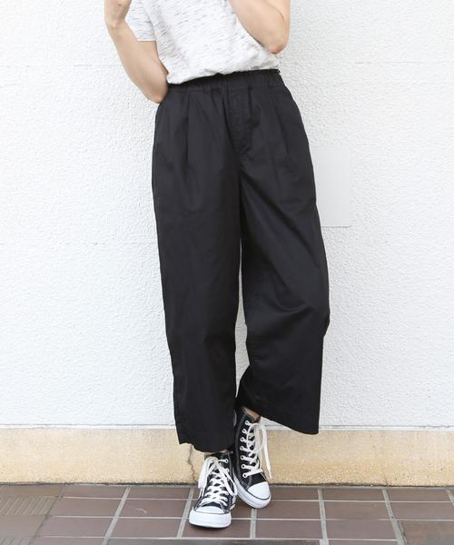 coen（コーエン）の「イージーチノワイドパンツ（その他パンツ・レディース・ブラック/カーキ/ベージュ/ネイビー・MEDIUM/SMALL/LARGE）」の6枚目の写真