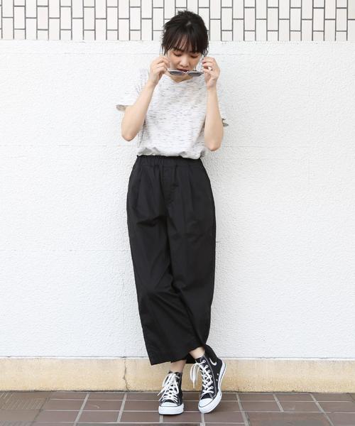 coen（コーエン）の「イージーチノワイドパンツ（その他パンツ・レディース・ブラック/カーキ/ベージュ/ネイビー・MEDIUM/SMALL/LARGE）」の5枚目の写真