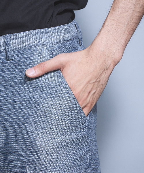 5351 POUR LES HOMMES(ゴーサンゴーイチプールオム)の「オリエンタルカラミショートパンツ(その他パンツ・メンズ・グレー/グレイッシュブルー・44/46/48)」の9枚目の写真