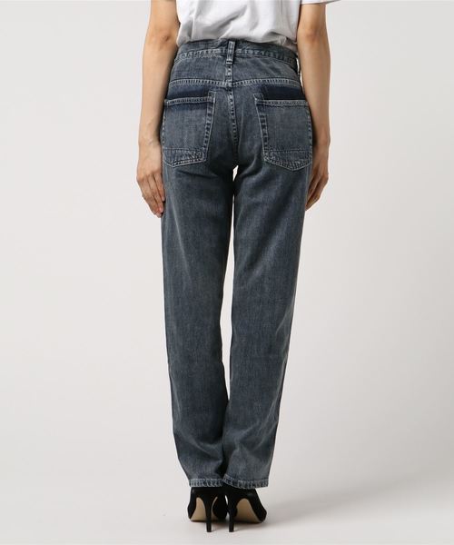 OLD BETTY'S（オールドベティーズ）の「11oz Denim Baker Tapered Pants/11オンス デニム ベイカー テーパード パンツ（デニムパンツ・レディース・インディゴブルー・36/38）」の3枚目の写真