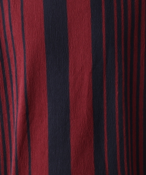 RAGEBLUE（レイジブルー）の「ストライプTシャツ804876（Tシャツ/カットソー・メンズ・ネイビー/グレー/ホワイト/ワインレッド・SMALL/LARGE/MEDIUM）」の18枚目の写真