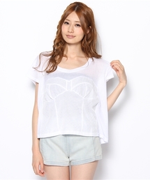 KIKKA THE DIARY OF | コルセットチュールジャージー(Tシャツ/カットソー)