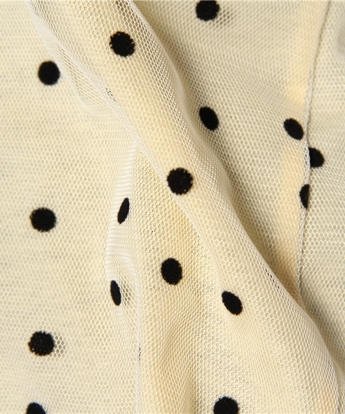 KIKKA THE DIARY OF（キッカ　ザ　ダイアリー　オブ）の「コルセットチュールジャージー（Tシャツ/カットソー・レディース・ホワイト/イエロー・38）」の7枚目の写真