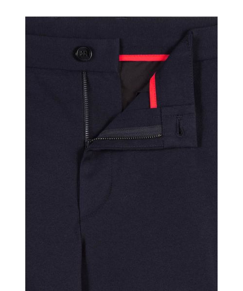 HUGO（ヒューゴ）の「エクストラスリムフィット ヴァージンウール パンツ ウィズ テクスチャード ストラクチャー（その他パンツ・メンズ・ネイビー・44/46/48/50/52）」の5枚目の写真