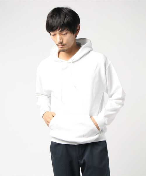 JERZEES（ジャージーズ）の「JERZEESプルオーバーパーカー(IR) レディース メンズ（パーカー・メンズ・ブラック/グレー/ネイビー/ホワイト/サンドベージュ/パープル/サックスブルー/オレンジ/オリーブ・M/L/XL/S）」の10枚目の写真