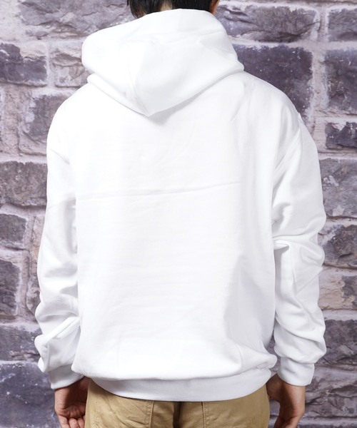 JERZEES（ジャージーズ）の「JERZEESプルオーバーパーカー(IR) レディース メンズ（パーカー・メンズ・ブラック/グレー/ネイビー/ホワイト/サンドベージュ/パープル/サックスブルー/オレンジ/オリーブ・M/L/XL/S）」の14枚目の写真