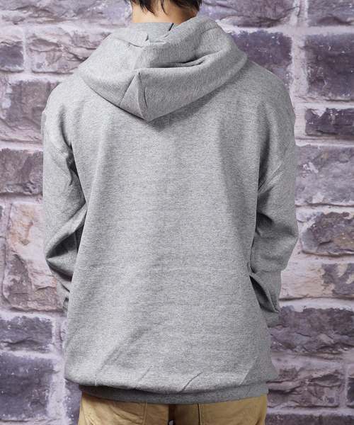 JERZEES（ジャージーズ）の「JERZEESプルオーバーパーカー(IR) レディース メンズ（パーカー・メンズ・ブラック/グレー/ネイビー/ホワイト/サンドベージュ/パープル/サックスブルー/オレンジ/オリーブ・M/L/XL/S）」の18枚目の写真