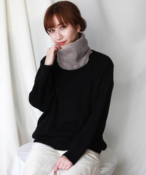 専用♥みかん❤細み★ゆったり大人サイズ☆ネックウォーマー⭐裏起毛モジャ♥ 吸湿発熱】ブレスサーモふわもこネックウォーマー|C2JYA602