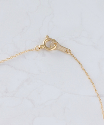 NOIR DE POUPEE 3粒ブラウンダイヤモンド ローズカットネックレス NOIR DE POUPEE 3粒ブラウンダイヤモンド ローズカット