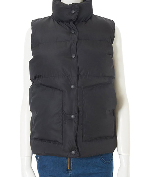 fifth(フィフス)の「ハイネック中綿ベスト(ベスト・レディース・ホワイト/ブラック/ピンク・MEDIUM)」の7枚目の写真