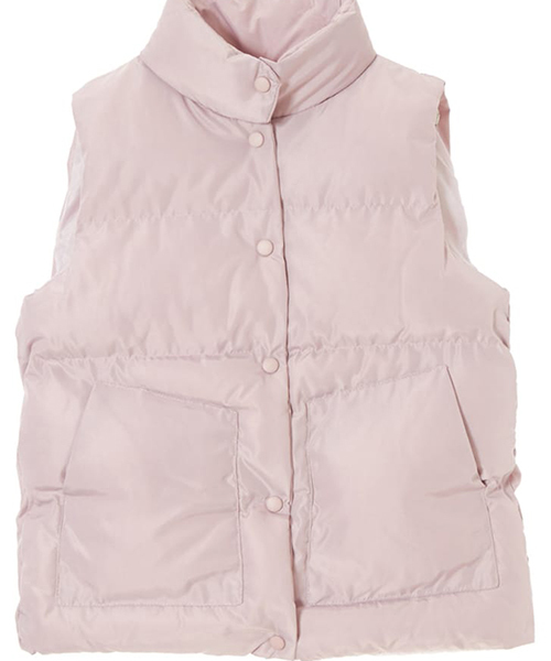 fifth(フィフス)の「ハイネック中綿ベスト(ベスト・レディース・ホワイト/ブラック/ピンク・MEDIUM)」の6枚目の写真