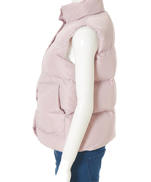 fifth(フィフス)の「ハイネック中綿ベスト(ベスト・レディース・ホワイト/ブラック/ピンク・MEDIUM)」の13枚目の写真