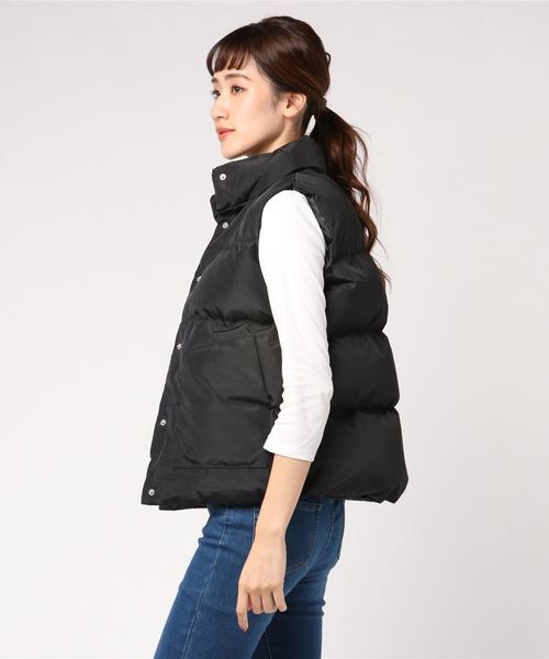 fifth(フィフス)の「ハイネック中綿ベスト(ベスト・レディース・ホワイト/ブラック/ピンク・MEDIUM)」の9枚目の写真