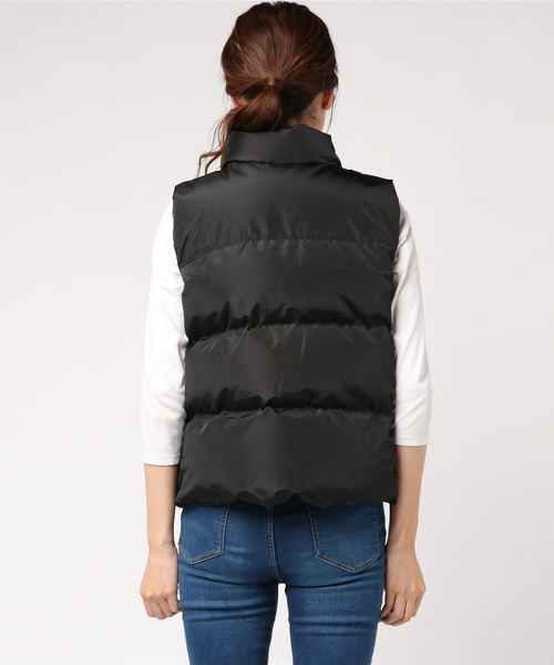 fifth(フィフス)の「ハイネック中綿ベスト(ベスト・レディース・ホワイト/ブラック/ピンク・MEDIUM)」の11枚目の写真