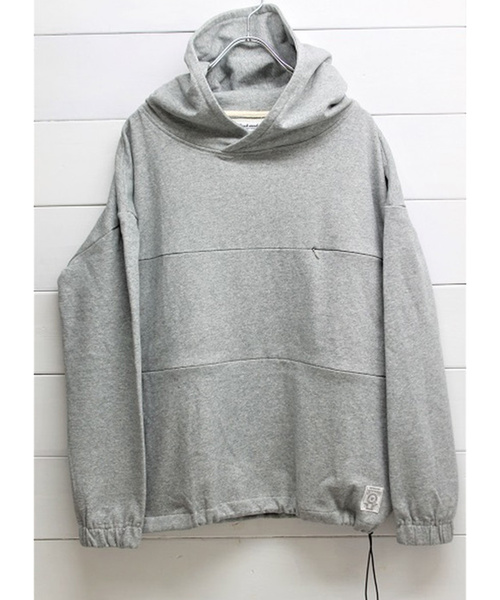 Ranch standard（ランチスタンダード）の「【Ranch standard】 RA18-111　プルオーバーパーカ　ドロップショルダー（パーカー・メンズ・ブラック/ブラウン/オフホワイト/マスタード/杢グレー/ワイン・2/3）」の7枚目の写真