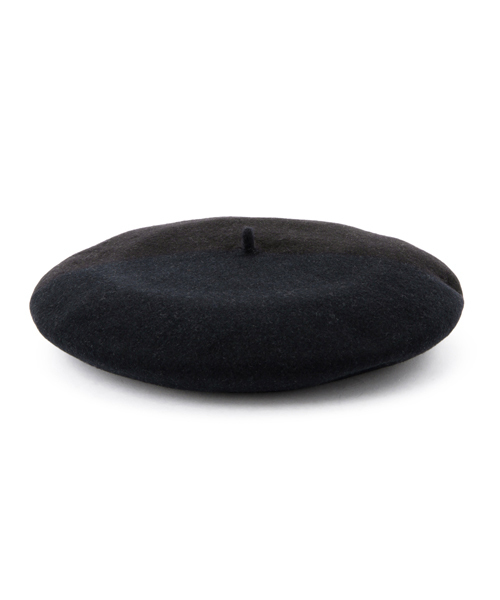 B印 YOSHIDA(BEAMS×PORTER)(ビージルシヨシダ)の「石塚啓次“BUENA VISTA” Basque Hat(13.5) (ハット・メンズ・グレー/チャコールグレー/ブラック/ブラック系その他/レッド系その他/ワイン・ONE SIZE)」の4枚目の写真