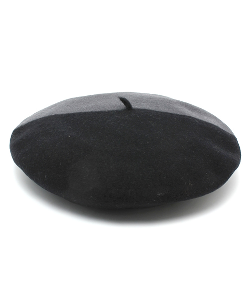 B印 YOSHIDA(BEAMS×PORTER)(ビージルシヨシダ)の「石塚啓次“BUENA VISTA” Basque Hat(13.5) (ハット・メンズ・グレー/チャコールグレー/ブラック/ブラック系その他/レッド系その他/ワイン・ONE SIZE)」の3枚目の写真